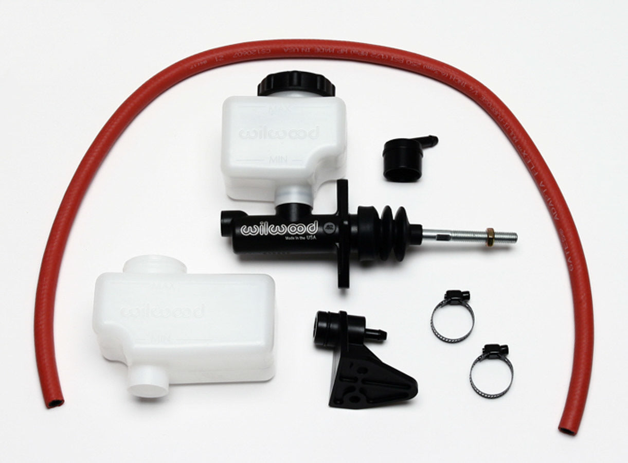 Wilwood Master Cylinder Kit Short 1 Inch Bore 1.120 Inch Stroke Aluminum Black