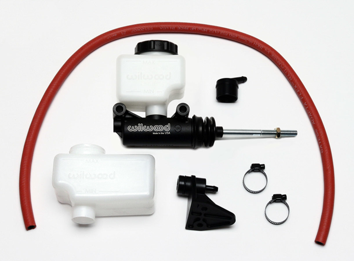 Wilwood Master Cylinder 260-12388 Short Side Mount, 1 Inch Bore, 1.120 Inch Stroke, Aluminum Black Finish