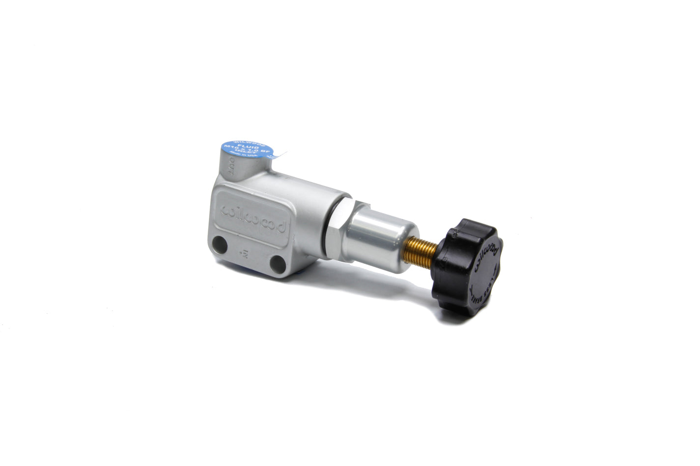 Wilwood 260-12627 Adjustable Proportioning Valve with 10mm x 1.00 Female Inlet and Outlet, Aluminum Finish