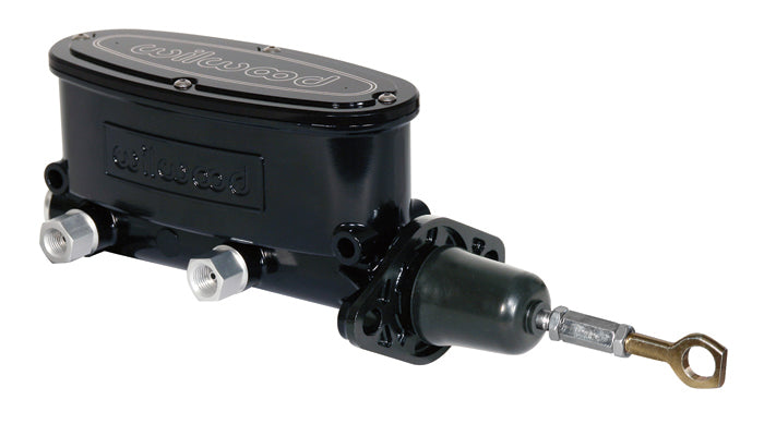 Wilwood Alum Tandem Master Cylinder 7/8 Inch Bore for Ford Mustang, Black Finish