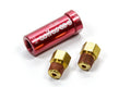 Wilwood 260-13784 Residual Pressure Valve, 10 lb, Aluminum, Red Anodized, Drum Brake with 1/8 in NPT Inlet and Outlet, 3/8-24 Inverted Flare Fittings Included