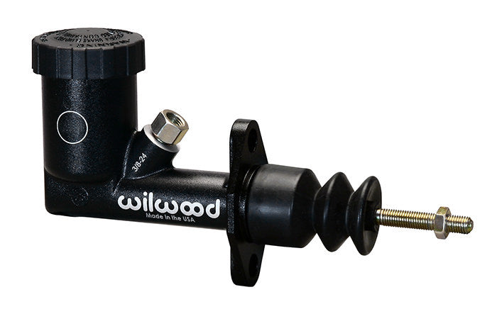 Wilwood Master Cylinder 260-15096, GS Compact Series, 0.625-Inch Bore, 1.25-Inch Stroke, Aluminum with Black Finish