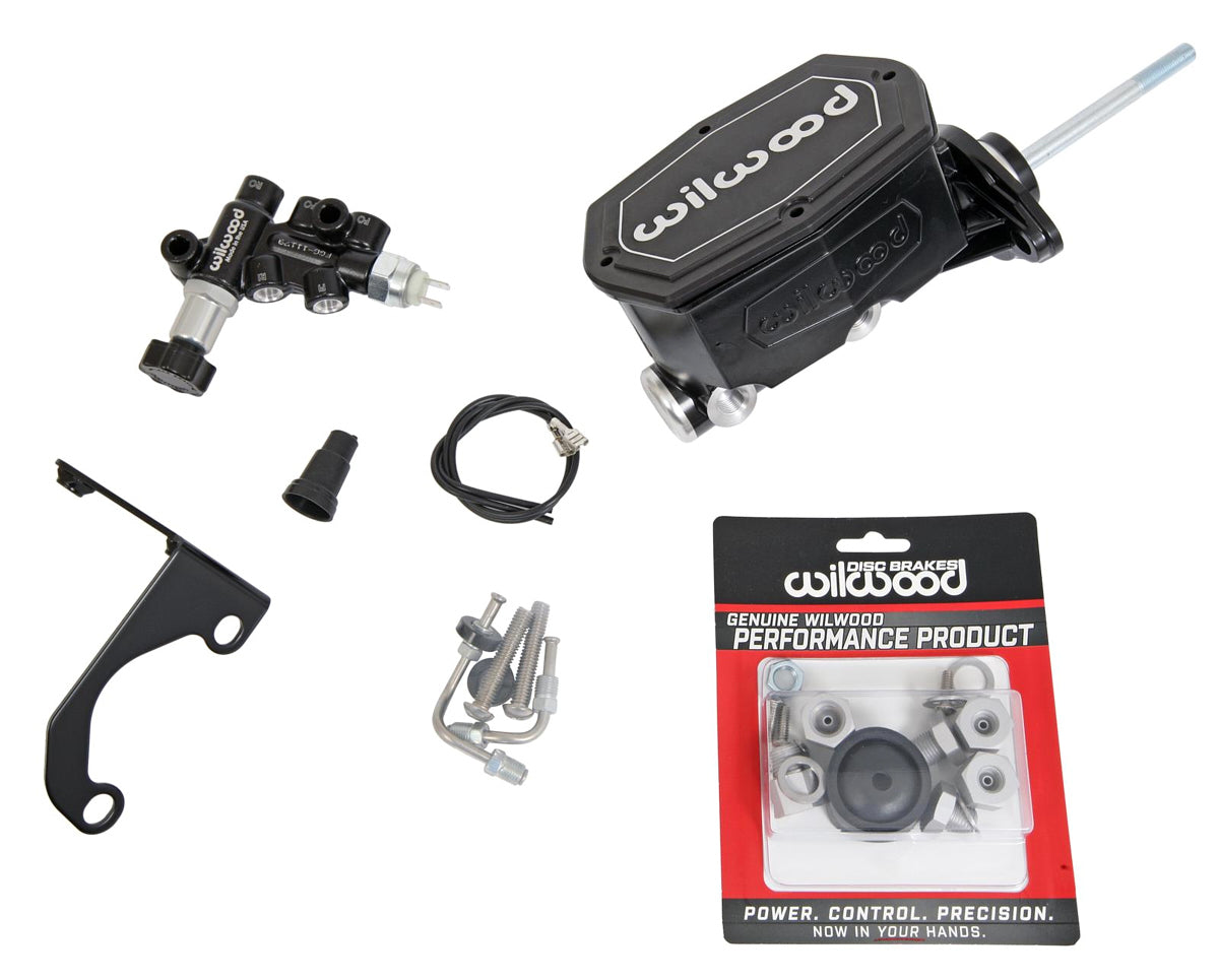 Wilwood Alum. Tandem Master Cylinder Kit with 15/16 Inch Bore and Integral Reservoir
