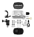 Wilwood Master Cylinder 261-15522-P with Integral Reservoir and Proportioning Valve for Mustang, 7/8 Inch Bore