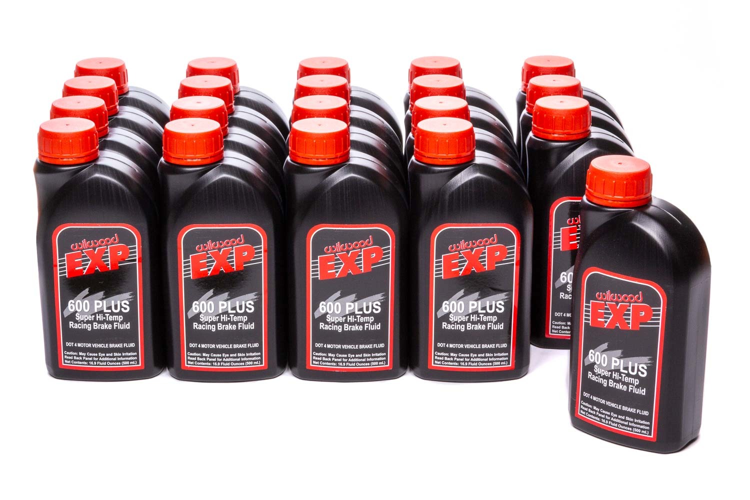 Wilwood Brake Fluid EXP 600 Plus DOT 4 16.9 oz Bottle Set of 20