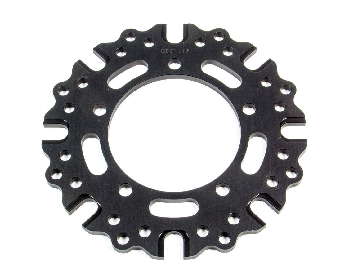 Wilwood 300-11211 Adapter Rotor Plate Starlite 55XD Hub for 5x4.50 to 8x7.00 Inch Bolt Pattern Aluminum Gray Anodized