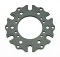 Wilwood Rotor Adapter Dynamic Mount 4.00 Diameter Clamp for Rear Inboard Brake Rotors, 6 x 5.50 Inch Bolt Pattern, Aluminum Gray Anodized