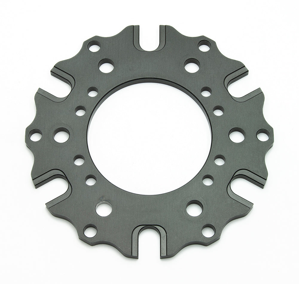 Wilwood Rotor Adapter Dynamic Mount 4.00 Diameter Clamp for Rear Inboard Brake Rotors, 6 x 5.50 Inch Bolt Pattern, Aluminum Gray Anodized