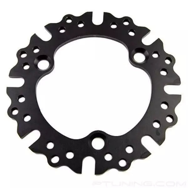 Wilwood Brake Rotor Adapter 300-13474, 3 x 5 Inch Bolt Pattern to 8 x 7 Inch Rotor Bolt Pattern, Aluminum, Black Anodized Finish
