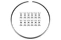 Wilwood 300-14912 Snap Ring Kit for Dynamic Rotor Lug Mounts, Steel, 7.77 Inch Diameter
