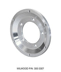 Wilwood Front Rotor Adapter 300-3307 for 5x3.88 Inch to 6x6.25 Inch Bolt Pattern Aluminum Natural Finish