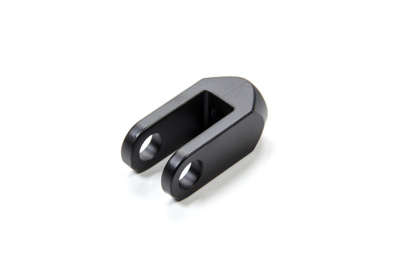 Wilwood Clevis Bracket 330-13192 for Automotive Applications, 5/16-24 Mounting Hole, 3/8 Inch Bore, 3/16 Inch Thickness, Aluminum, Black Anodized Finish