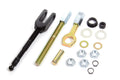 Wilwood Brake Pedal Pushrod Kit 3/8-24 Thread Steel Black Finish