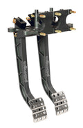 Wilwood Dual Pedal Assembly Reverse Mount Adjustable Pedals 11.89 Inches Aluminum Black