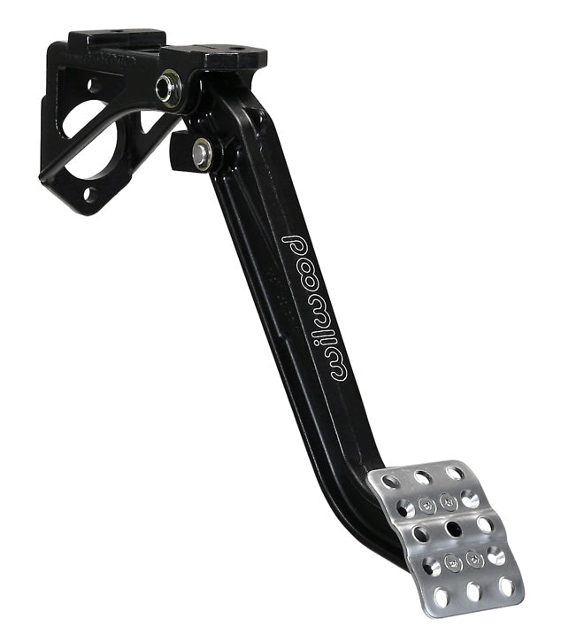 Wilwood 340-13834 Brake Pedal Assembly, Aluminum, Black Finish, 12.1 Inches Long, Forward Swing Mount, 7:1 Ratio