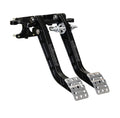 Wilwood Brake Pedal Fwd Swing Triple Master Cylinder Tru-Bar 6.25:1 Ratio Aluminum Black