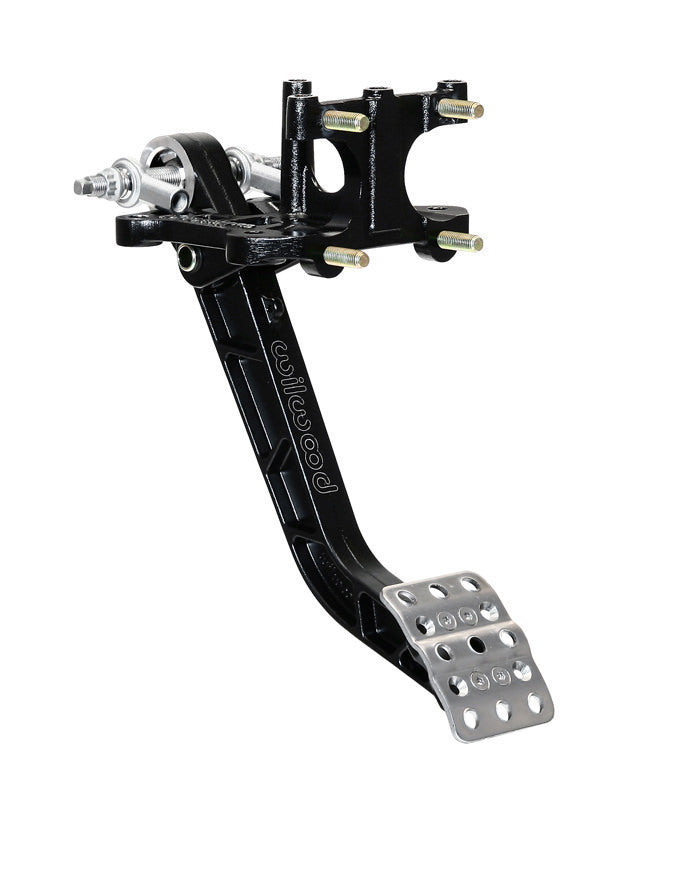 Wilwood Brake Pedal Assembly with Tru-Bar Design, 5.10 to 1 Ratio, 10.14 Inch Length, Aluminum, Black Finish