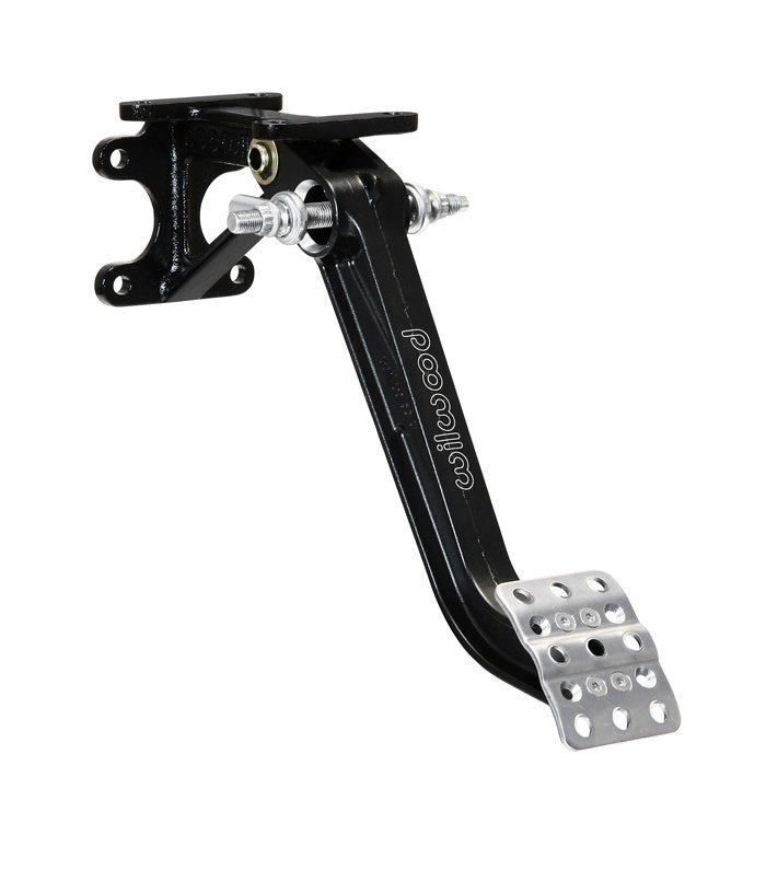 Wilwood Brake Pedal Assembly Tru-Bar, 7 to 1 Ratio, 12.12 Inch Length, Aluminum, Black Finish, Forward Swing Mount