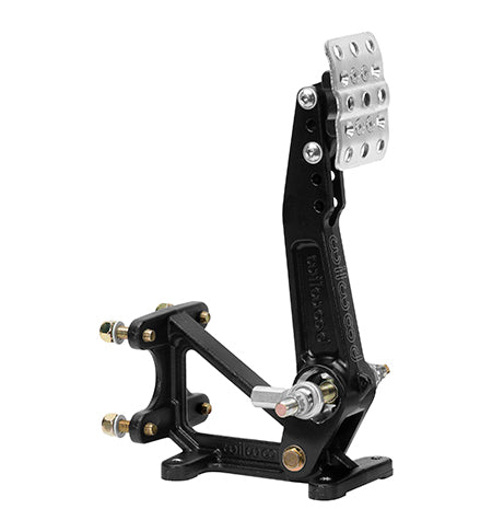 Wilwood Brake Pedal Assembly 340-16377 for Universal Fitment, Aluminum, Black Finish