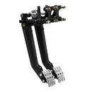 Wilwood 340-16386 Dual Pedal Assembly with Tru-Bar for Brake and Clutch, 10.87-11.88 Inches Long, Aluminum, Black Finish