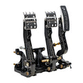 Wilwood Triple Pedal Assembly with Linkage for Floor Mount, Aluminum, Black Finish