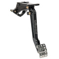 Wilwood Pedal Assembly Swing Mount Single Master Cylinder 6.25 to 7:1 Ratio Aluminum Black Finish