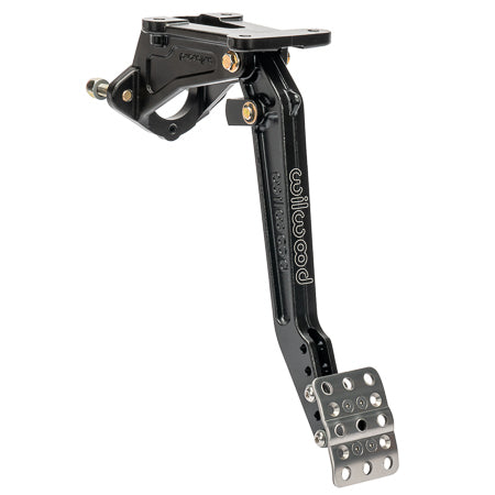 Wilwood Pedal Assembly Swing Mount Single Master Cylinder 6.25 to 7:1 Ratio Aluminum Black Finish