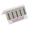 Wilwood Brake Temperature Indicator Strips 400-15671, Adhesive, 250°F to 536°F, Set of 10