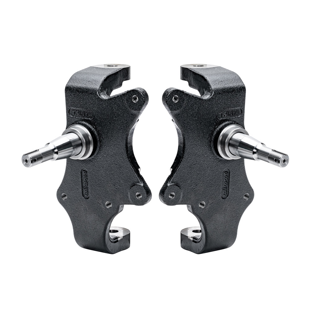 Wilwood 831-16660 Pro Spindle for Chevy Tri-Five Fullsize Cars, Pair, Steel Black Finish