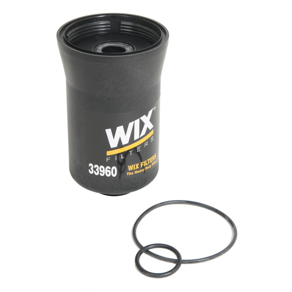 WIX Racing Filters Fuel and Water Separator 33960 for GM Duramax Diesel Engines, 7 Micron Canister, Black Plastic