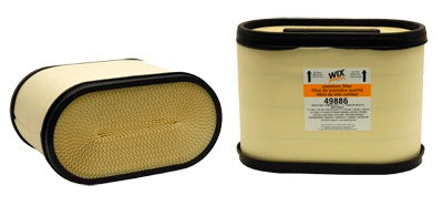 WIX Racing Filters WIX49886 Corrugated Air Filter for Ford Fullsize Trucks
