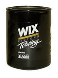 WIX RACING FILTERS 51268R Performance Oil Filter, 1-1/8 Inch Thread, 6 Inch Tall, Steel Canister with Black Paint Finish