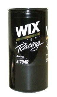 WIX Racing Filters 51794R Performance Oil Filter, 7.82 Inches Tall, 13/16-16 Thread, Canister, Steel, Black Finish