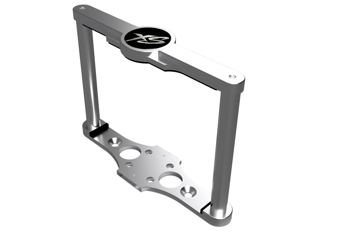 XS Power Battery HD-975 Billet Aluminum Battery Hold Down Kit with Base Plate