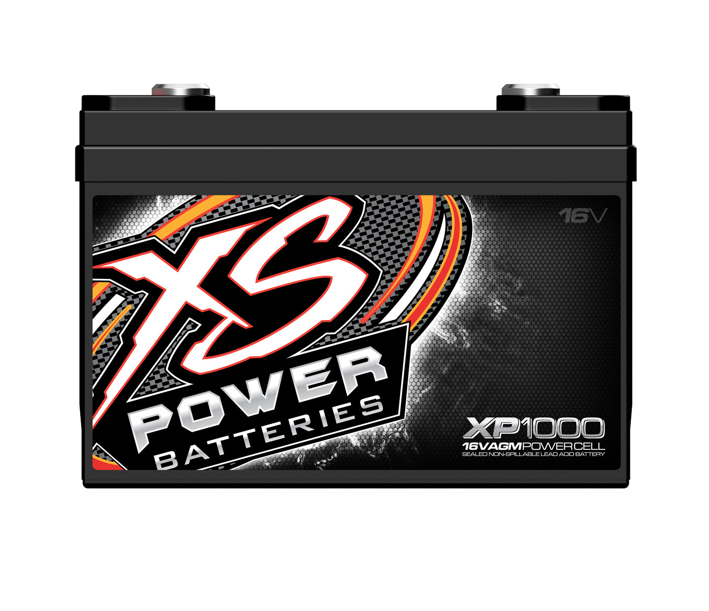 XS Power Battery XP1000 AGM Battery 16V with Threaded and Top Terminals